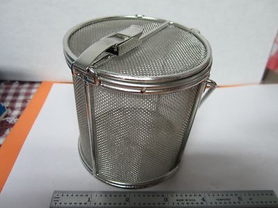 Stainless Steel Mesh Container Cleaning Laser Optics