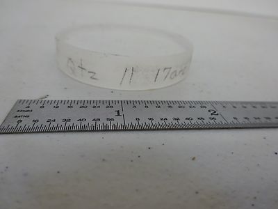 OPTICAL UV QUARTZ WINDOW FUSED GLASS ULTRAVIOLET LASER OPTICS AS IS BN#P2-H-03-A
