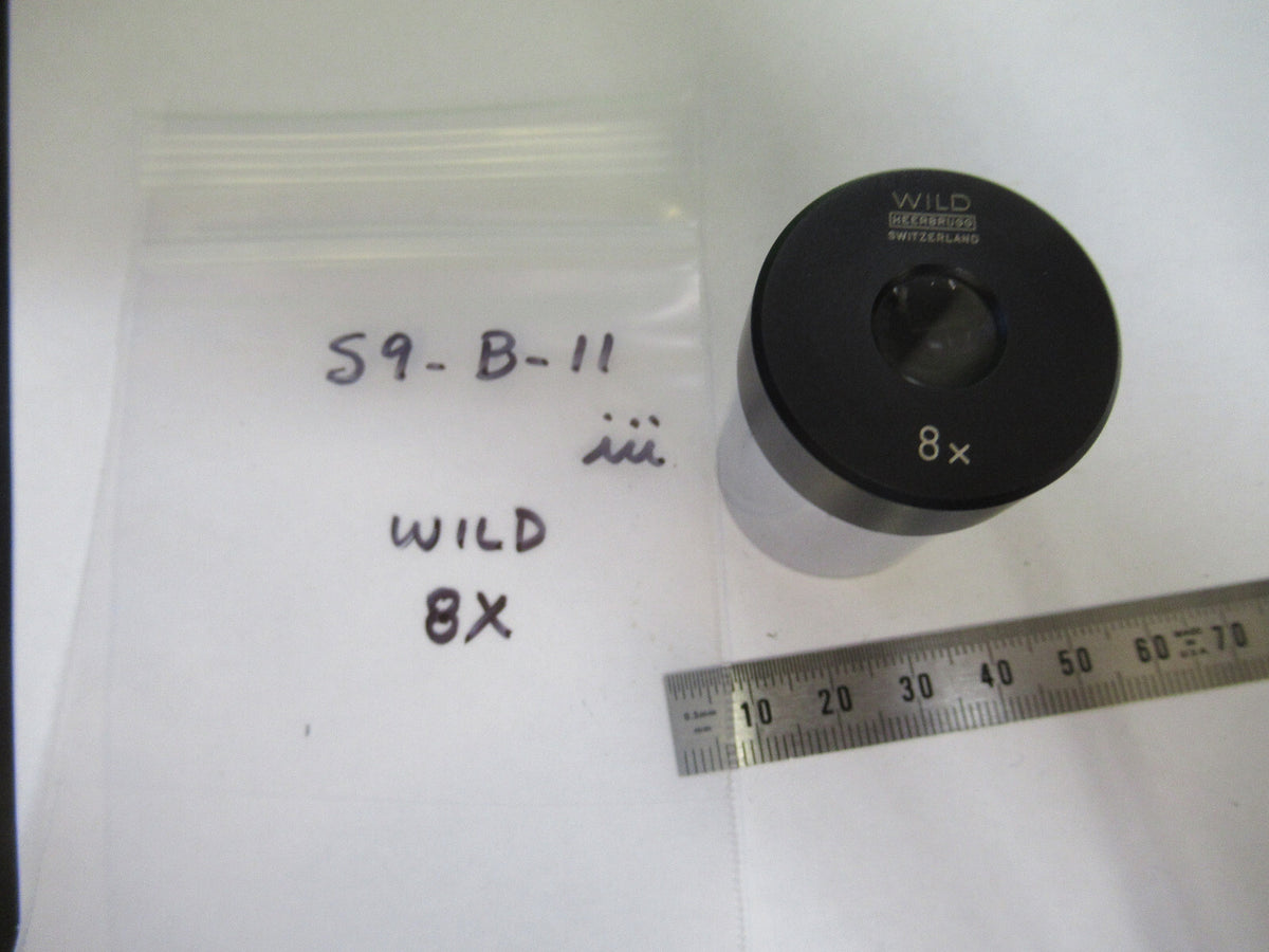 Wild Swiss 8X Eyepiece 30mm Lens Microscope Part