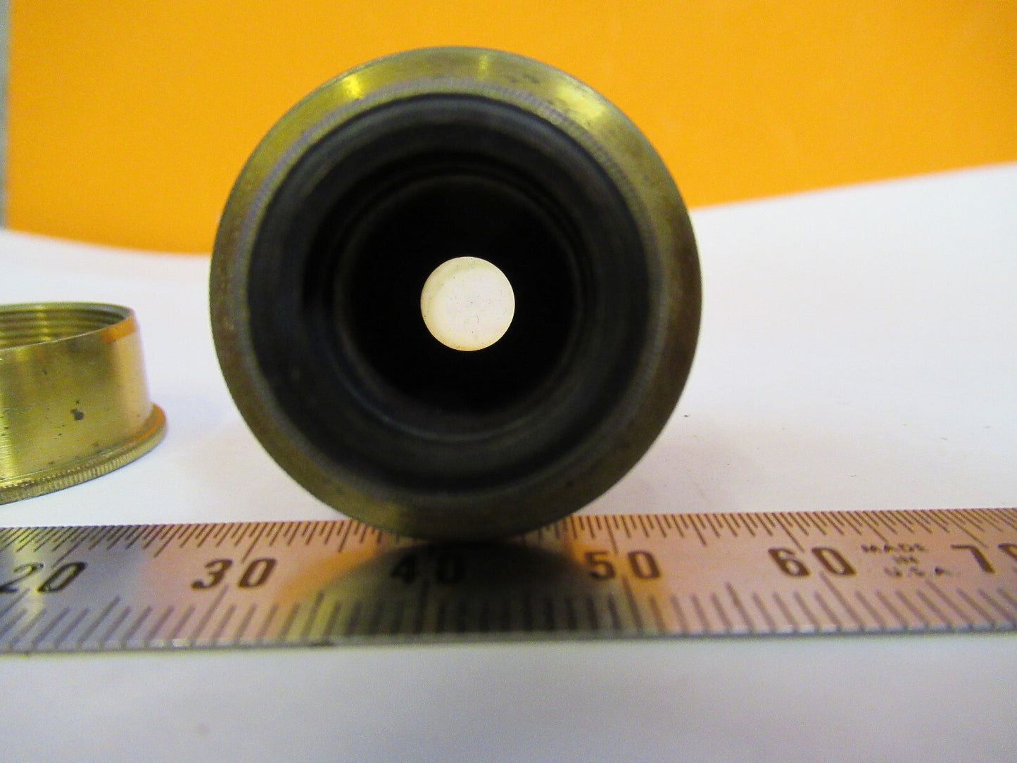 BECK ENGLAND OBJECTIVE LENS ANTIQUE OPTICS MICROSCOPE PART AS PICTURED Y2-A-76