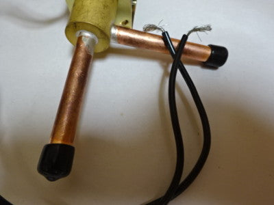 ELECTRIC SOLENOID MP30K AC100V VALVE COPPER TUBBING CONTROL FLOW AS IS &Z7-D-23