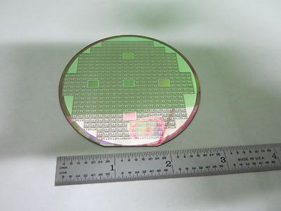 Optical Components on Wafer in Sapphire Substrate Optics