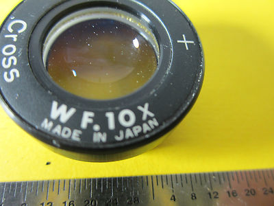 Optical Lens Nsk Japan Cross W.f. 10X Laser Optics