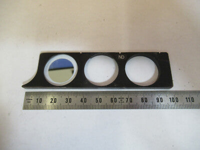 NIKON JAPAN NEUTRAL DENSITY FILTER SLIDE ND MICROSCOPE PART AS PICTURED P2-A-33