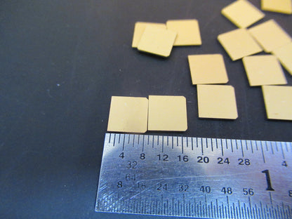 Lot Y-cut Gold Plated Quartz Piezoelectric Blanks Ultrasonic Sensor