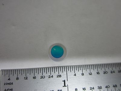 OPTICAL HeNe HELIUM NEON ANODE COATED LENS LASER OPTICS BIN#R3-72