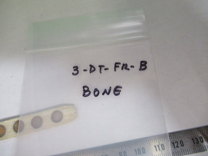ANTIQUE bone slide specimen London MICROSCOPE PART AS PICTURED 3-dt-fr-b