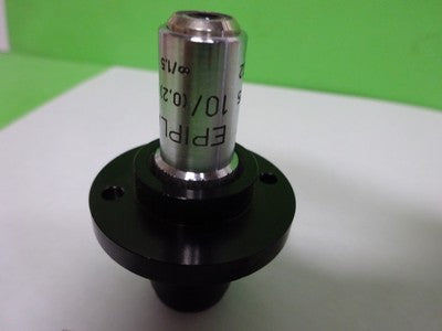 MIKROSKOPTEIL OBJEKTIV ZEISS DEUTSCHLAND EPIPLAN 10X OPTICS AS IS BIN#72-20