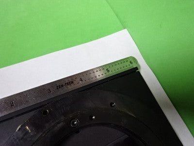 MICROSCOPE PART LEICA GERMANY DMR DMRB STAGE SPECIMEN TABLE AS IS BIN#5M-B-02