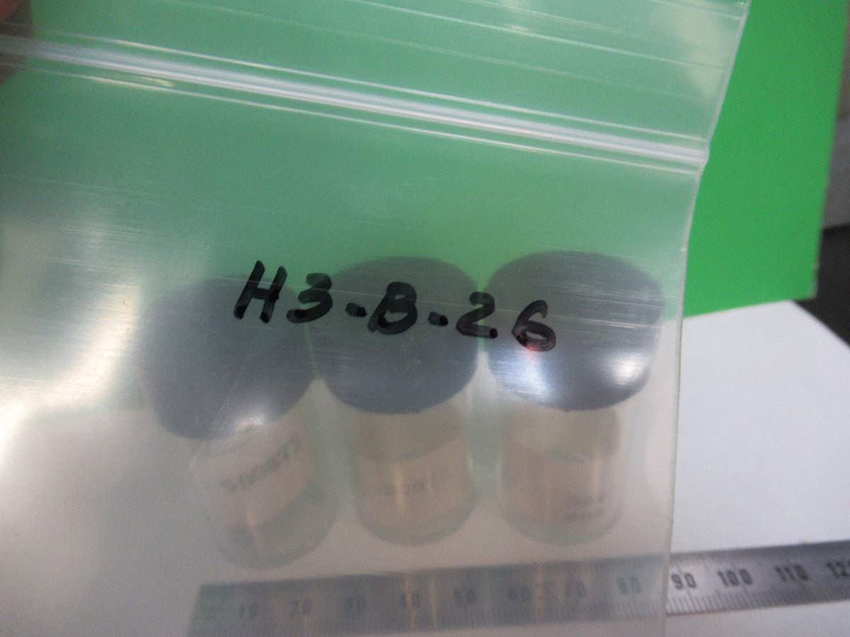 STEINDORFF BERLIN EMPTY PLASTIC OBJ CANS MICROSCOPE PART AS PICTURED #H3-B-26