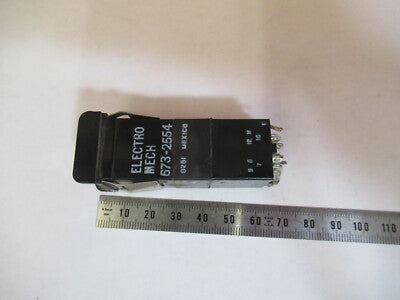 INDUSTRIAL SWITCH AIRCRAFT ELECTRO MECH 673-2554 ELECTRIC AS PICTURED #P4-A-02