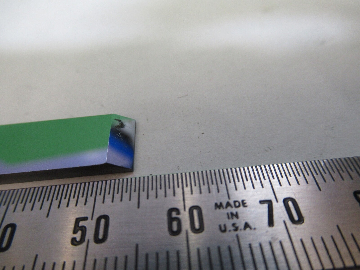 SLAB SILICON ELEMENT SINGLE CRYSTAL THICK WAFER RARE AS PICTURED G3-FT-85