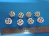 Lot 8 Ea Augat Teflon TO-5 Holder Adaptors RF Microwave Transistors Crystals