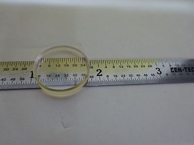 OPTICAL ZERODUR MIL SPEC FLAT WINDOW LENS LASER OPTICS AS PICTURED BIN#W6-42
