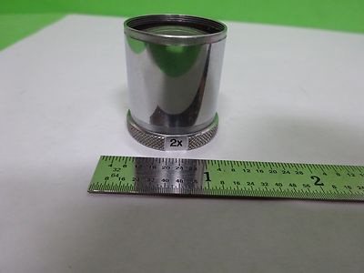 MIKROSKOPTEIL GAERTNER OBJECTIVE 2X OPTICS AS IS BIN#W9-E-03