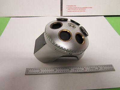 OPTICAL MICROSCOPE PART ZEISS GERMANY NOSEPIECE TURRET 1X OPTICS BIN#H8-L-07