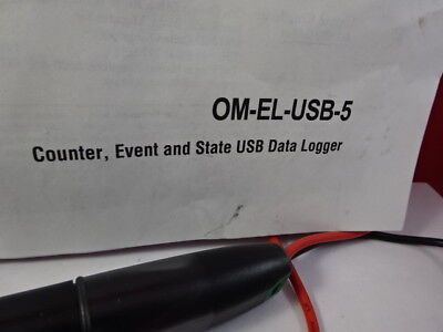 OMEGA OM-EL-USB-5 COUNTER EVENT USB DATA LOGGER AS IS #93-30