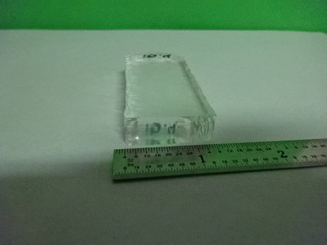 SYNTHETIC QUARTZ CRYSTAL Q FACTOR SLAB GROWTH FREQUENCY CONTROL AS IS #AS-96