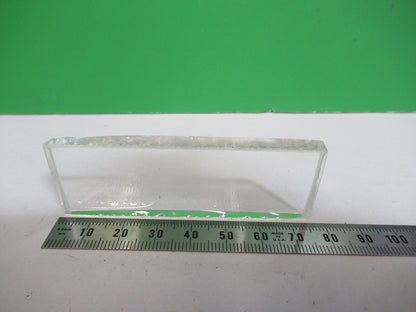 Optical Glass Block 1/4 X 1 X 3 Inches Optics