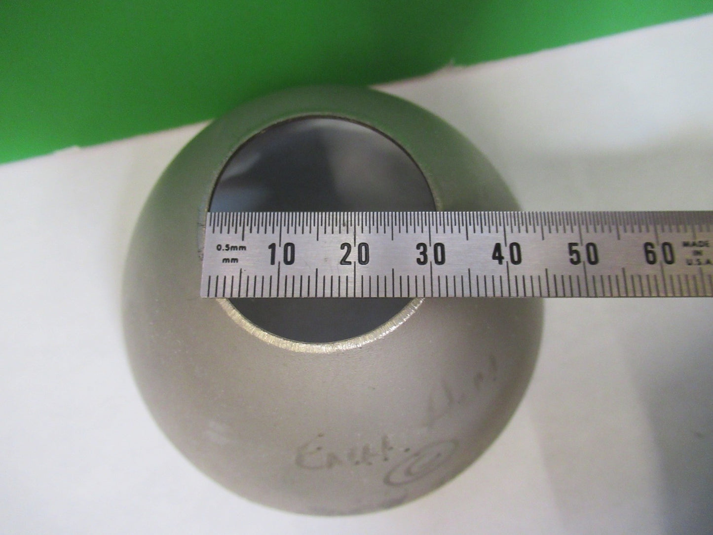 METAL REFLECTOR PARABOLIC for OPTICS MICROSCOPE PART AS PICTURED T3-B-09