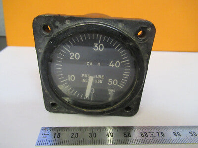 Indicator Pressure Altitude Grumman Kollsman Aircraft Instrument as pic