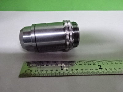 MICROSCOPE PART OBJECTIVE LEITZ WETZLAR GERMANY 100X OPTICS AS IS B#4-DT-A-3