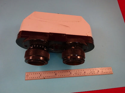 ZEISS GERMANY HEAD OPTICAL OPTICS MICROSCOPE PART AS IS #19-A-15
