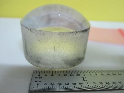 OPTICAL LARGE THICK CONVEX CONCAVE LENS NICE LASER OPTICS AS IS BIN#U4-B-02