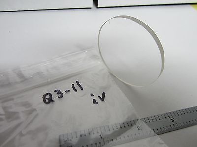 OPTISCHES GLAS BK7 KLARE FENSTERLINSE LASEROPTIK WIE BESEHEN BIN#Q3-11