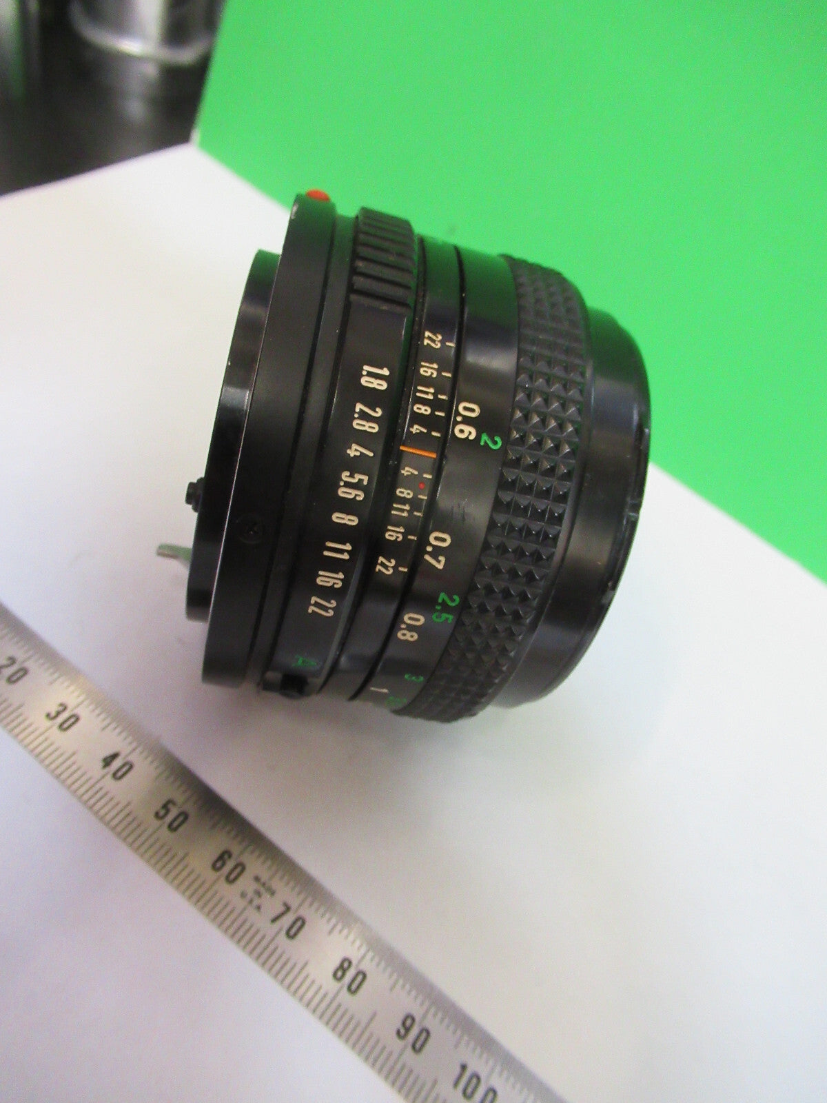 Lens Camera Canon Japan F 1.8 50mm Optics