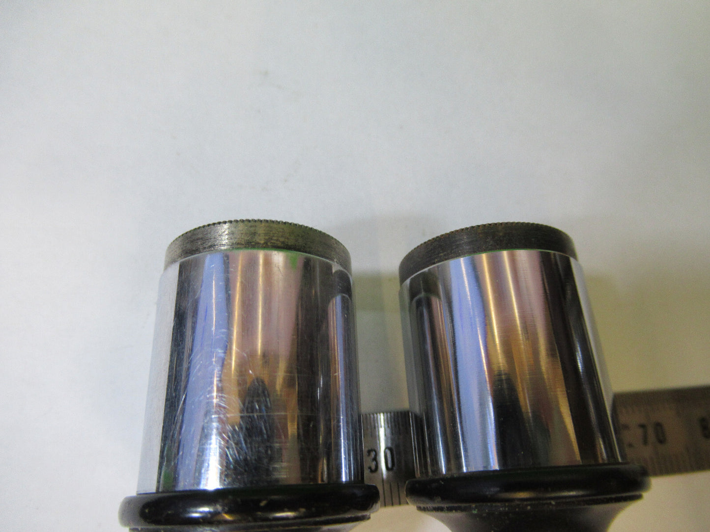 Spencer Lens Co. American Optical Co. Pair 10X Eyepiece Optics Lens Microscope Part