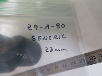 PAIR WF10X GENERIC EYEPIECE OCULAR LENS MICROSCOPE PART AS PICTURED &Z9-A-80