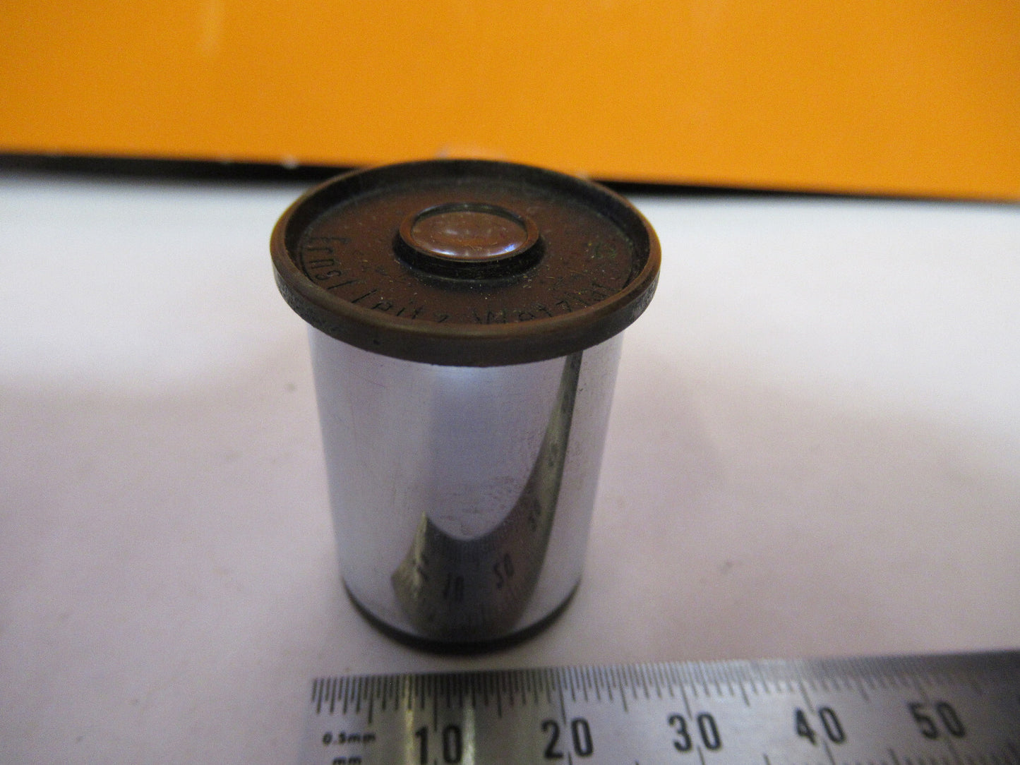 ANTIQUE ERNST LEITZ 10X EYEPIECE OCULAR MICROSCOPE PART AS PICTURED Y1-A-74