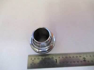 MEOPTA POLAND 3X LENS OBJECTIVE MICROSCOPE PART OPTICS AS PICTURED &85-B-117
