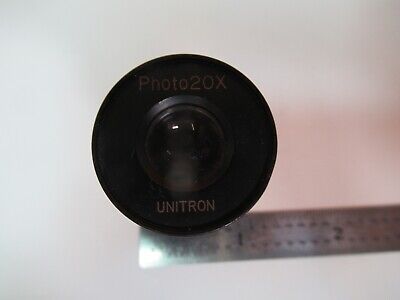 UNITRON EYEPIECE OCULAR PHOTO 20X OPTICS MICROSCOPE PART AS PICTURED &P7-A-36