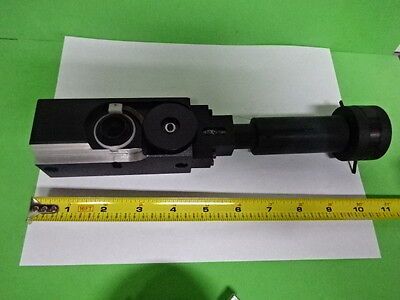 MICROSCOPE PART POLYVAR LEICA REICHERT DIAPHRAGM IRIS OPTICS  AS IS B#60-A-05
