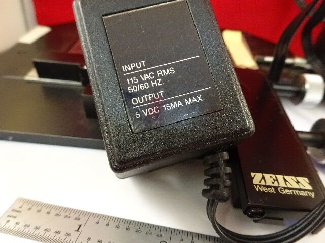 ZEISS GERMANY STAGE SPI MICROMETER SPECIMEN TABLE MICROSCOPE PART &79-24