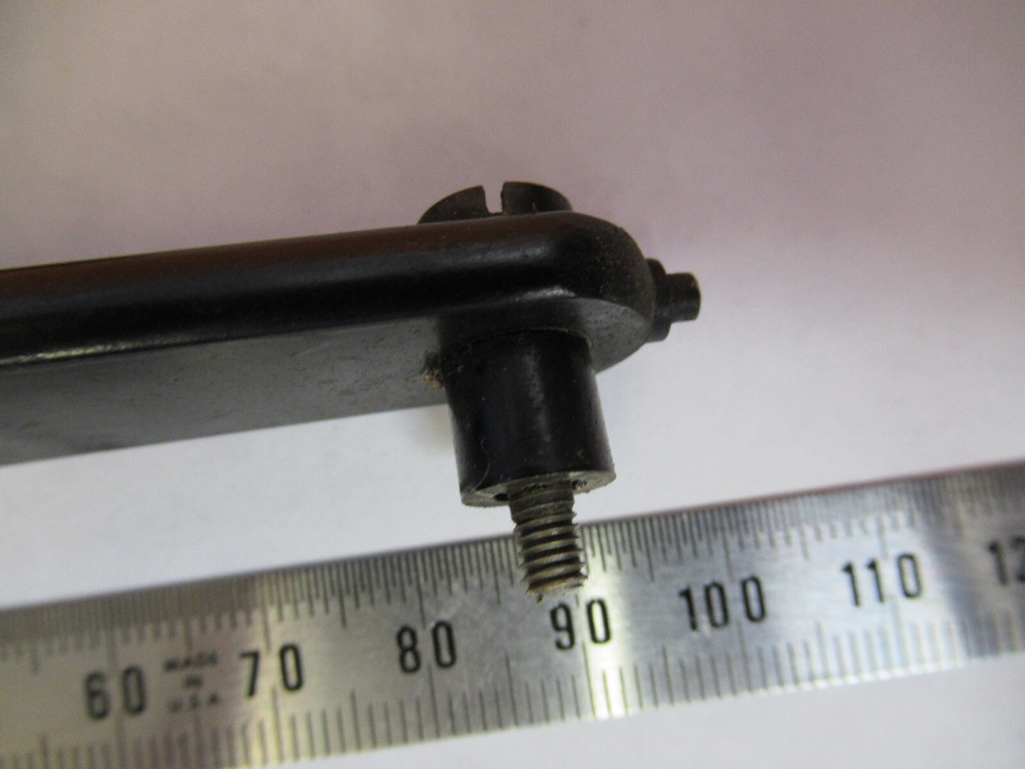ANTIQUE BAUSCH LOMB MIRROR ASSEMBLY OPTICS MICROSCOPE PART AS PICTURED Y3-A-22