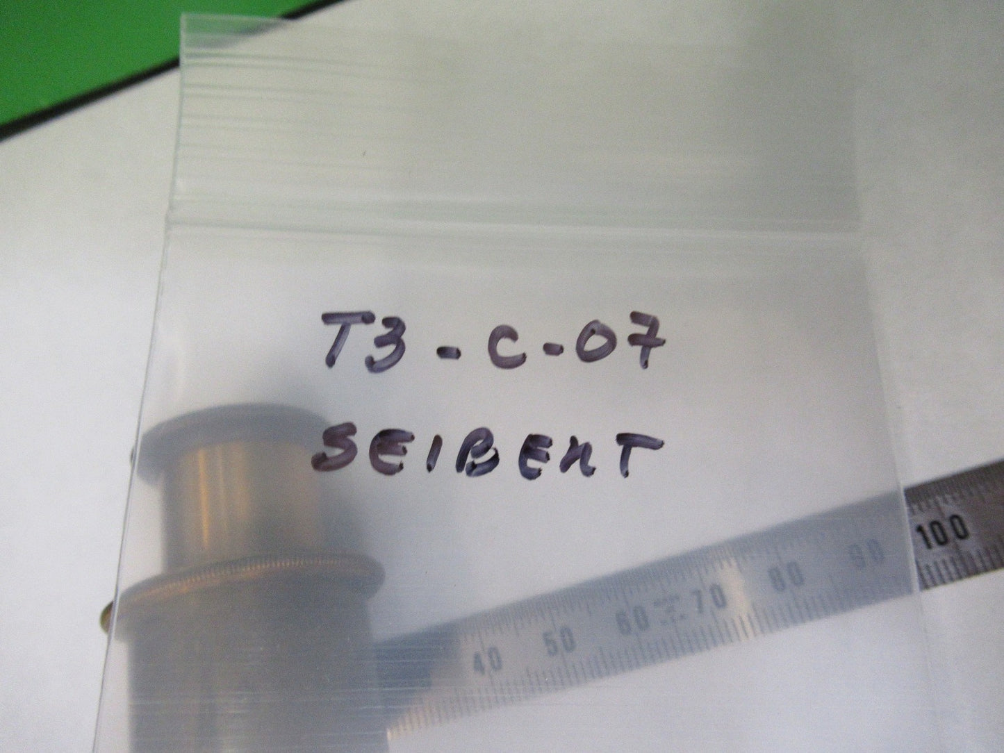 ANTIQUE SEIBERT "III" GERMANY EYEPIECE LENS MICROSCOPE PART AS PICTURED T3-C-07