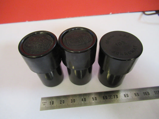 Lot Antique Objective Canister Plastic Microscope Part