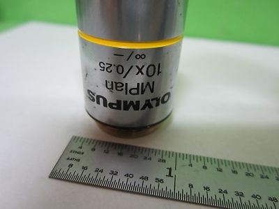 MIKROSKOPTEIL OBJEKTIV OLYMPUS 10X M PLAN INFINITY OPTICS AS IS BIN#T5-28