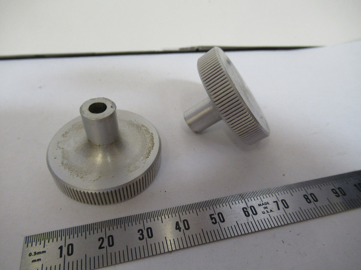 American Optical Co. Spencer Lens Co. Set of Knobs Gross Stage Microscope Part