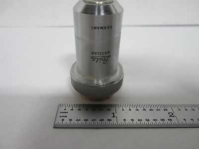 Microscope Part Ernst Leitz Wetzlar Germany Objective 10X Optics