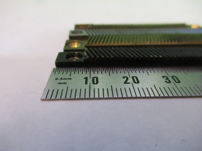 LOT 4 PIECES RACK GEAR BAUSCH LOMB AO SPENCER MICROSCOPE PART AS PICTURE U8-A-38