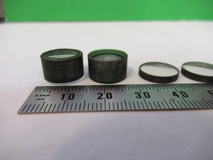 LOT MINI LENSES ZEISS GERMANY MICROSCOPE PART AS PICTURED X4-A-13