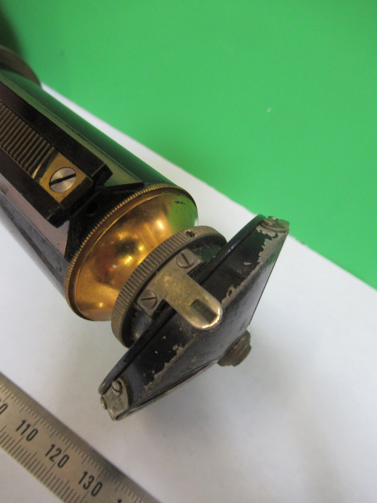 Antique Bausch & Lomb Tubus + Nosepiece Microscope Part