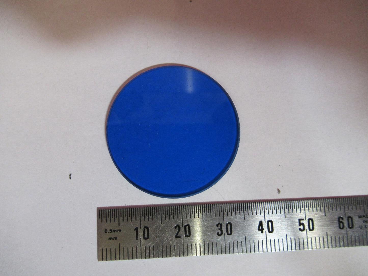 NIKON JAPAN GLASS BLUE FILTER OPTICS MICROSCOPE PART AS PICTURED  T7-A-09