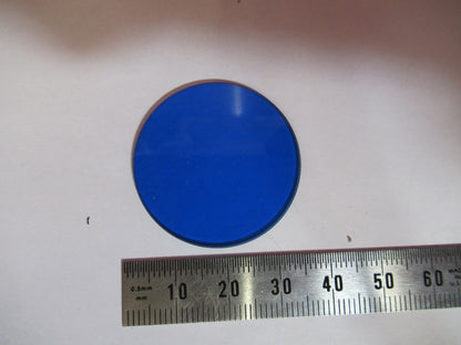 NIKON JAPAN GLASS BLUE FILTER OPTICS MICROSCOPE PART AS PICTURED  T7-A-09