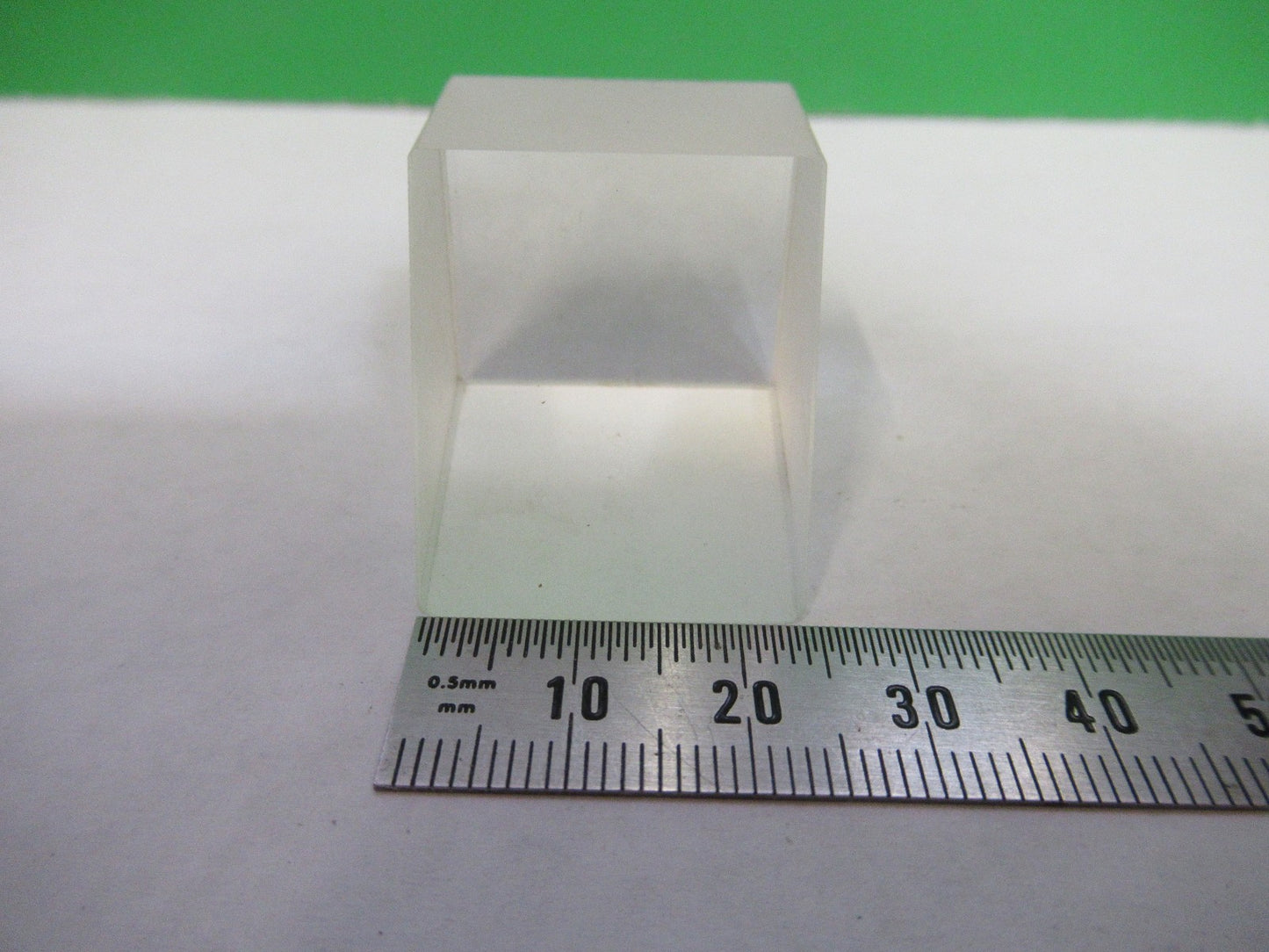 OPTICAL GLASS PRISM LASER OPTICS AS PICTURED U8-A-121
