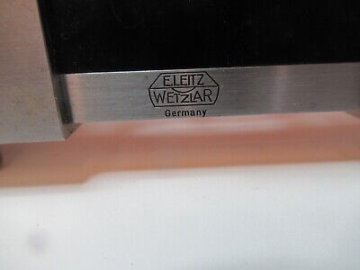LEITZ WETZLAR GERMANY STAGE TABLE CLIPS MICROSCOPE PART AS PICTURED &16-C-07